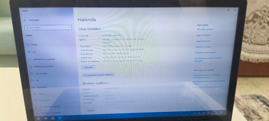 SAMSUNG ULTRABOOK..13.3 DOKUNMATK_ İ5 _6GB RAM_2gb ek_Ssd_metal kasa - 2
