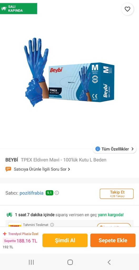 Beybi TPEX eldiven(sıfır 28 ürün) - 5