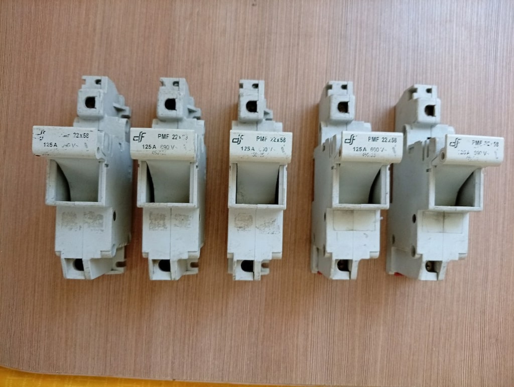 PV sigorta yuvası 22 x 58 ray tipi ikinci el - 5