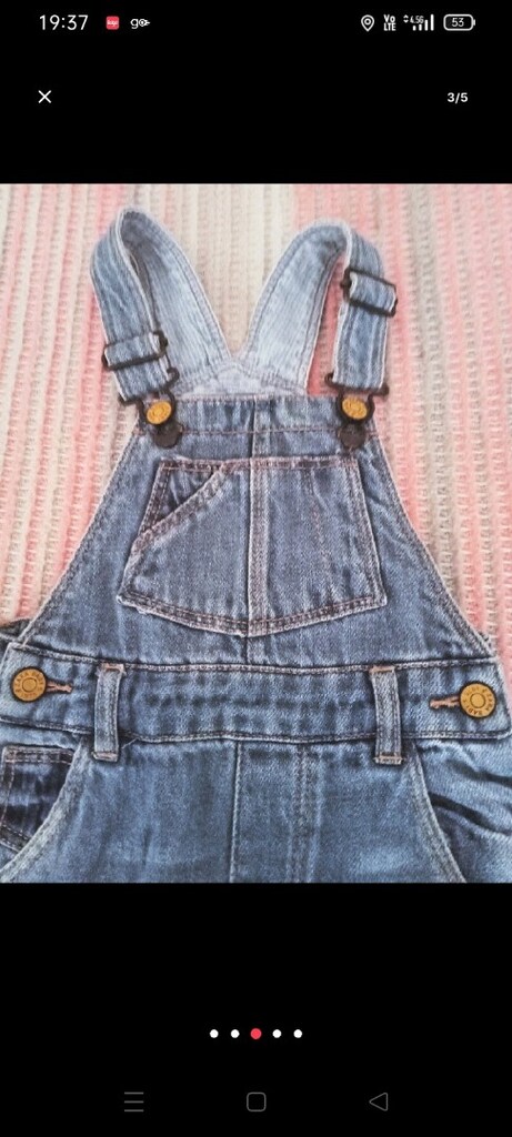 unisex ZARA 6/9 aylık bahçıvan yaz kış kullanabilirsiniz - 4