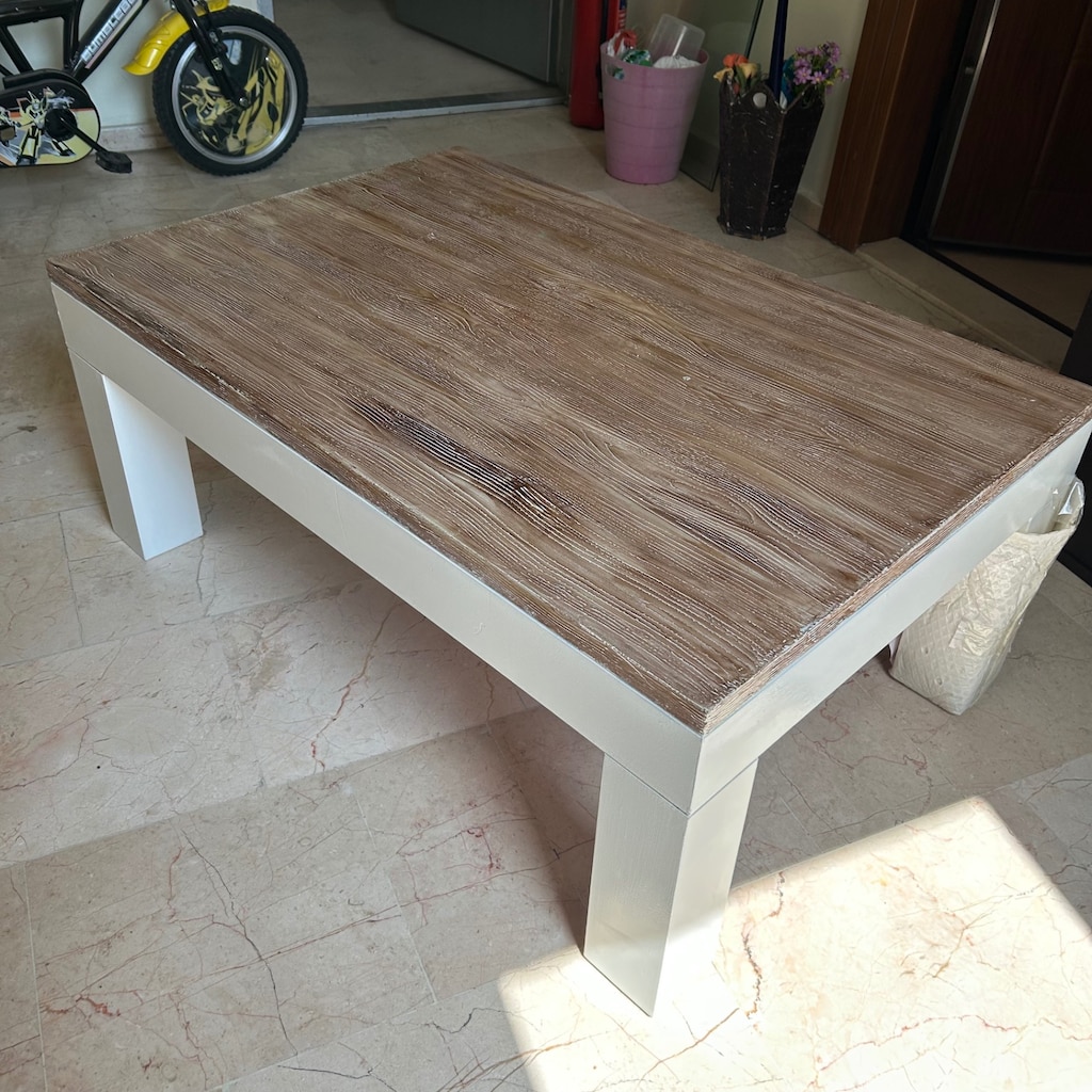 Kaliteli el boyaması orta sehpa - 3