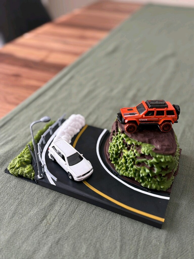 Hot wheels diorama (metal araçlar, 1:64 diorama) - 5