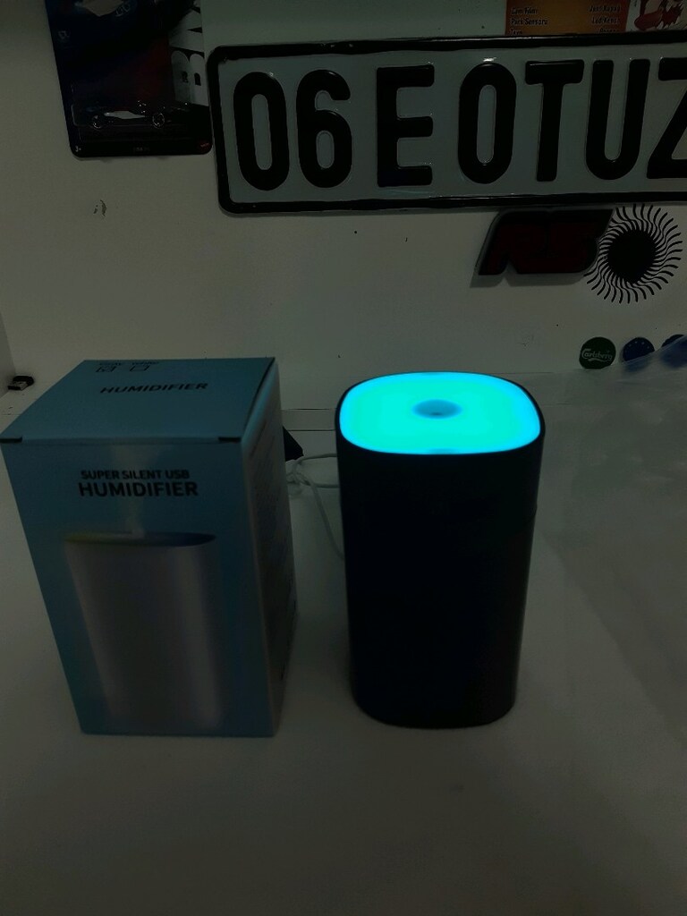 sahibinden sıfır ister ev ister arabaya nemlendirici buharlı rgb li - 4