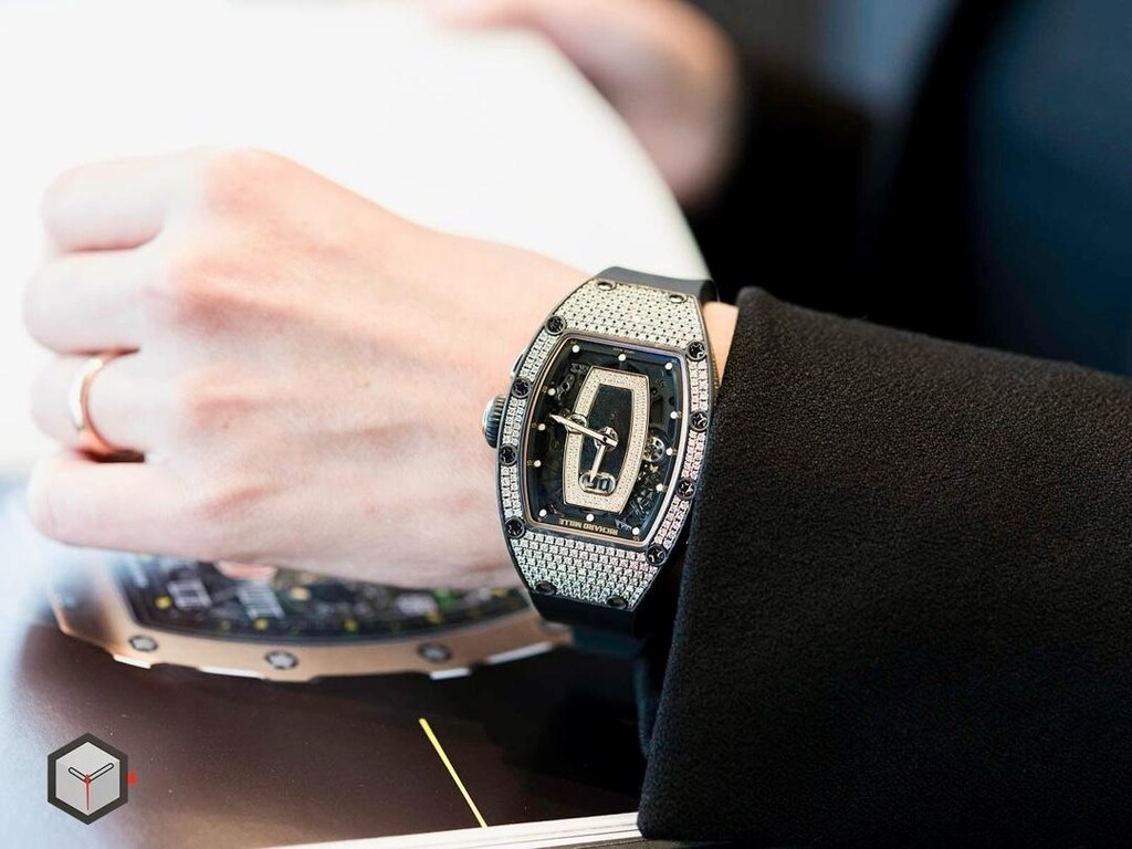 İTHAL/SIFIR/UNİSEX/Richard Mille,Komple Pırlanta Gövde,Titanyum Kasa - 13