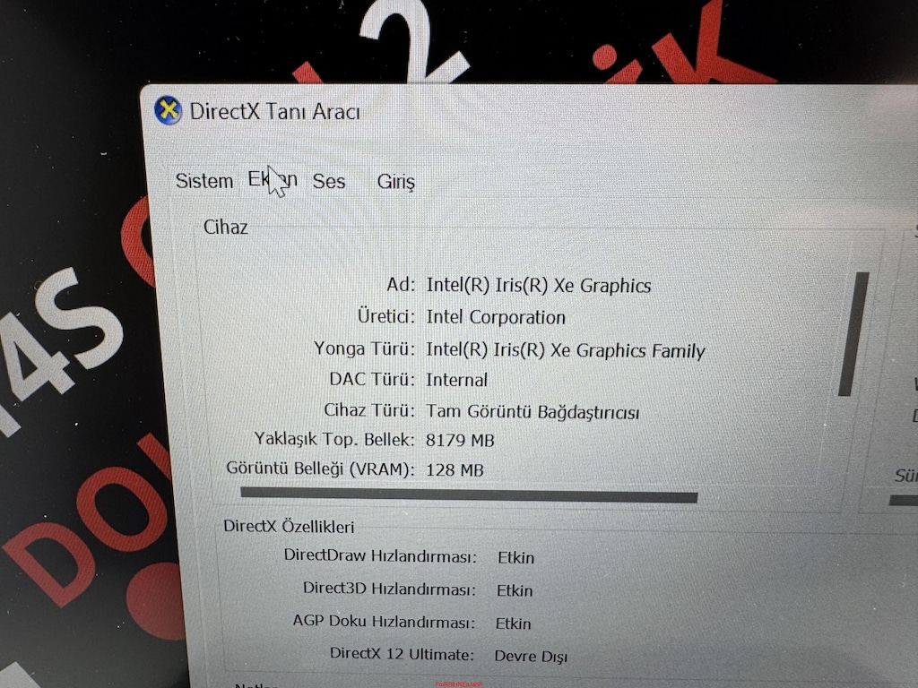 THİNKPAD T14S İ7 11. NESİL 16 GB RAM 256 M2SSD DOKUNMATİK - 8