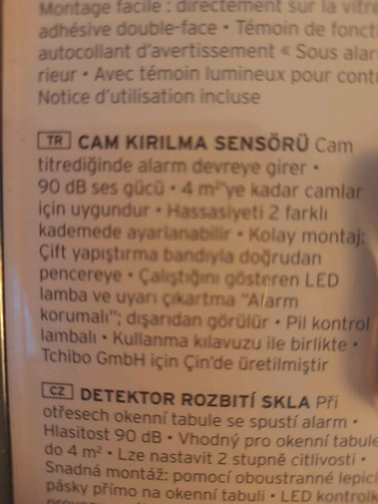 Cam kırılma sensörü - 3