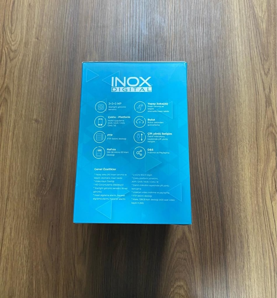 INOX Digital 3 Lens HD PTZ Wifi Kamera - 2