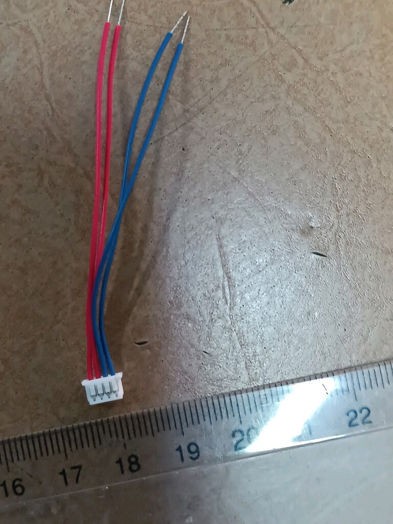 4 pinli dişi konnektör (yaklaşık 2.0 mm veya 2.54 mm pin - 3