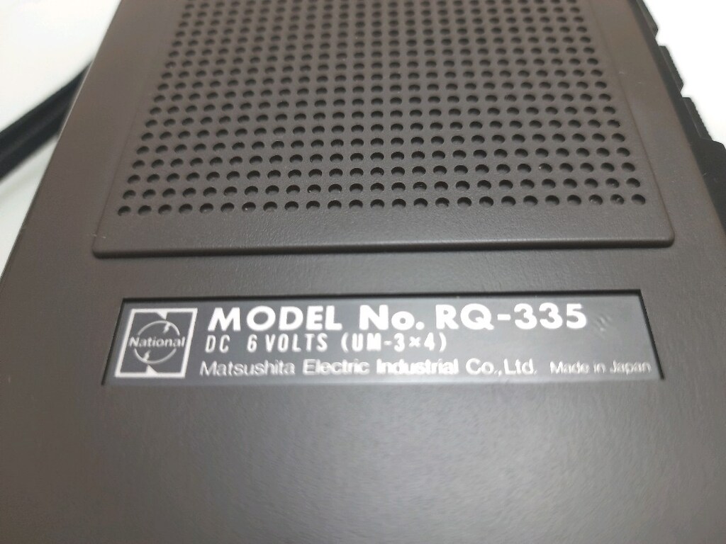 Walkman National Panasonic RQ-335 JAPAN Kasetçalar Kayıt - 7