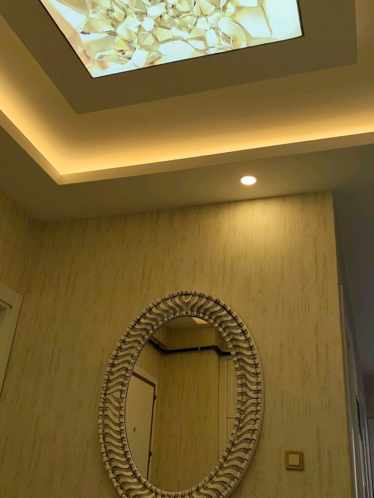 dekoratif oval büyük boy duvar ve salon aynası - 2