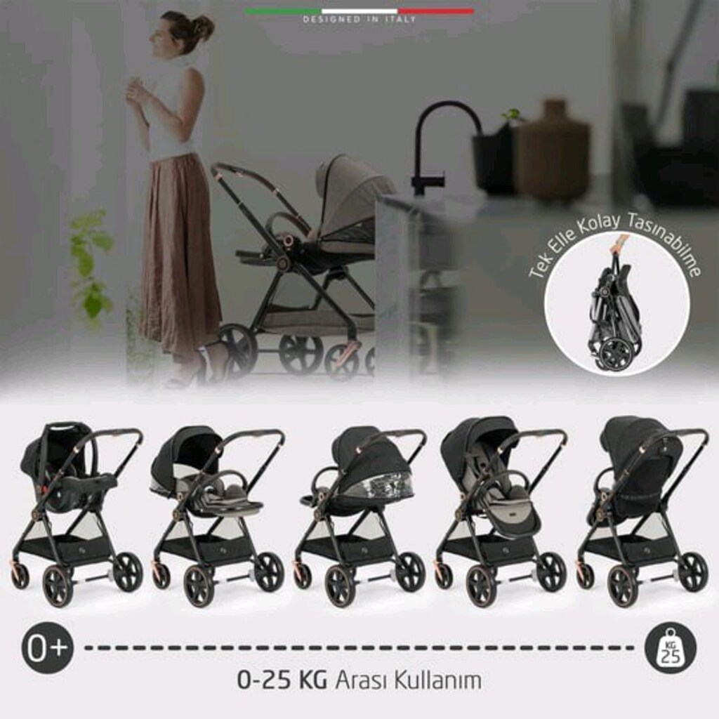 FULL set Elele baby Mido 2 Travel sistem Bebek arabası - 4