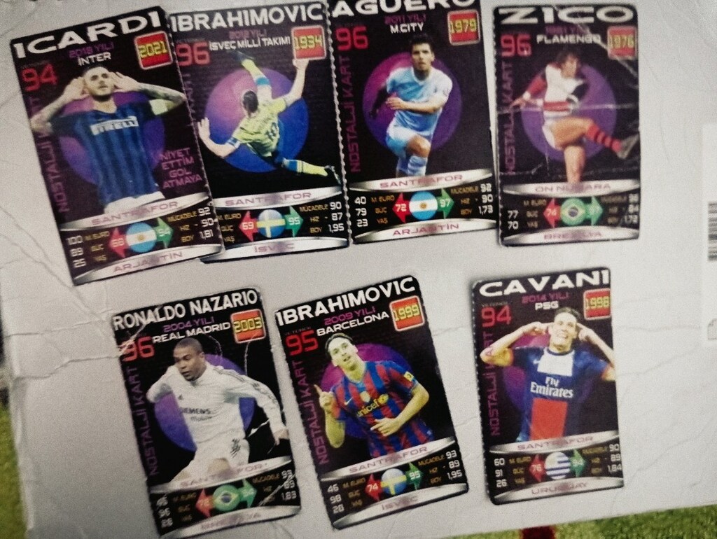 futbolcu kartları. - 5