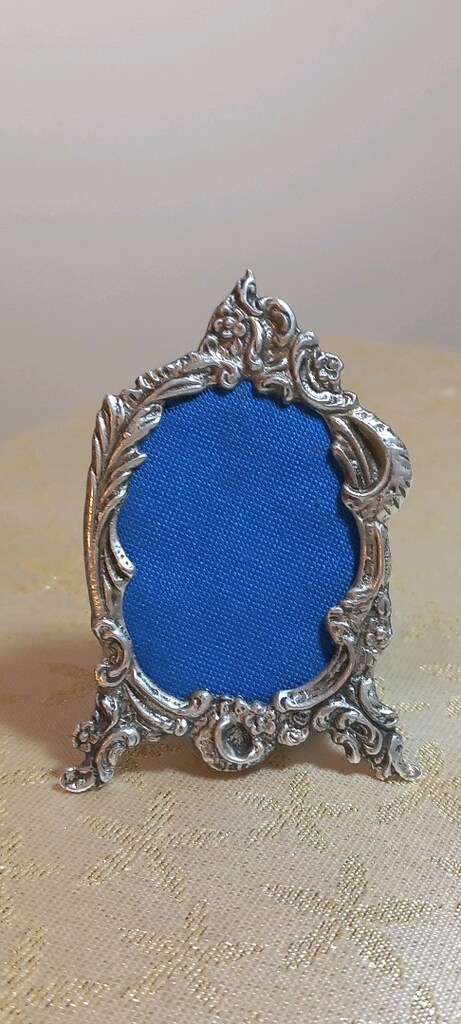 Vintage 925 ayar gümüş çerçeve - 3