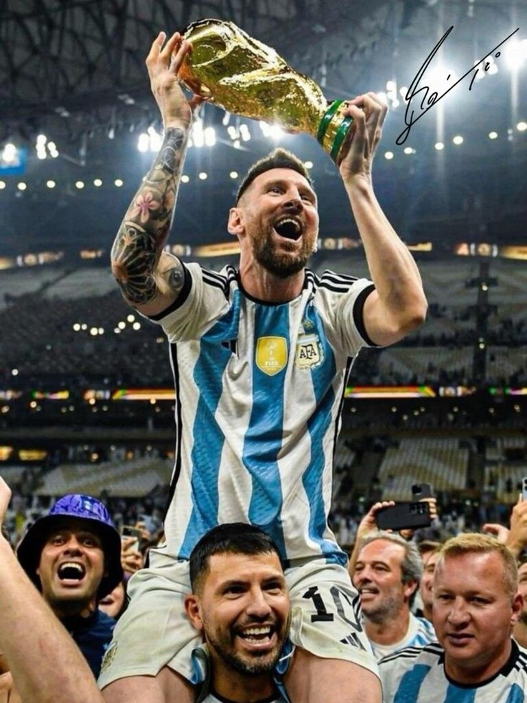 Lionel Messi İmzalı Dünya Kupası Tablosu - 2