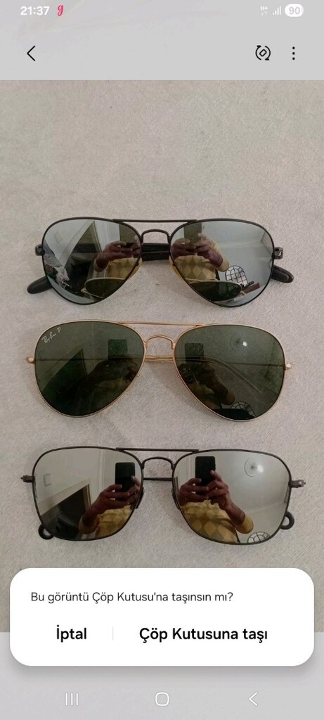 Orjinal Rayban aynalı güneş gözlüğü - 11