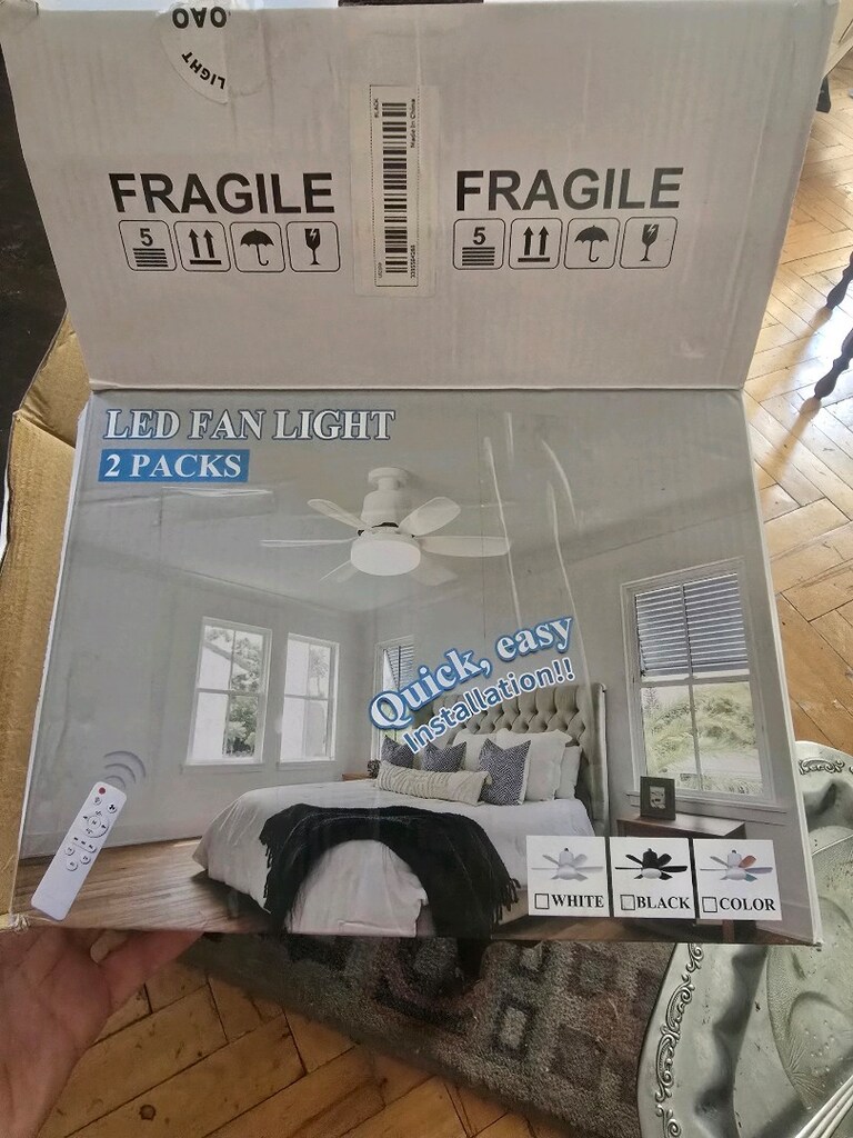 Led Aydınlatmalı Kumandalı Tavan Vantilatörü - 6