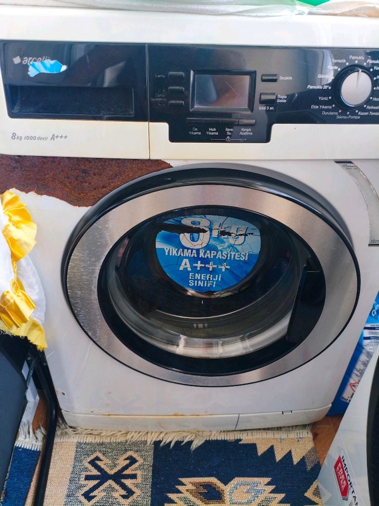 2.el sıkıntısız çalışan Arçelik 8 kg çamaşır makinesi a+++ - 6