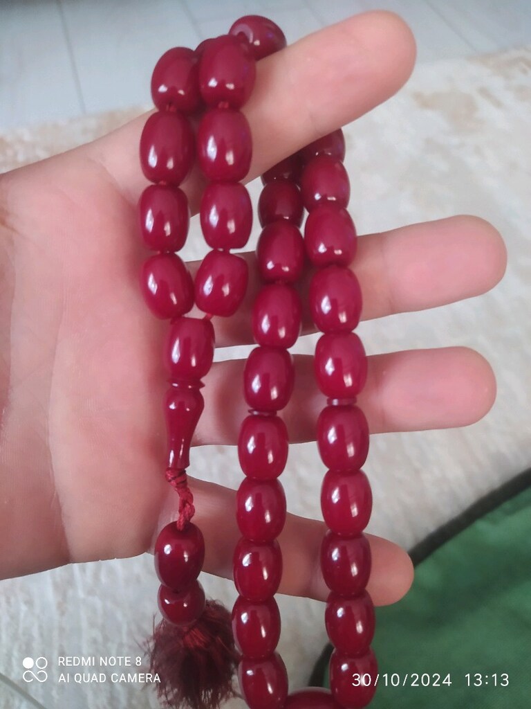sıkma kehribar tesbih - 2