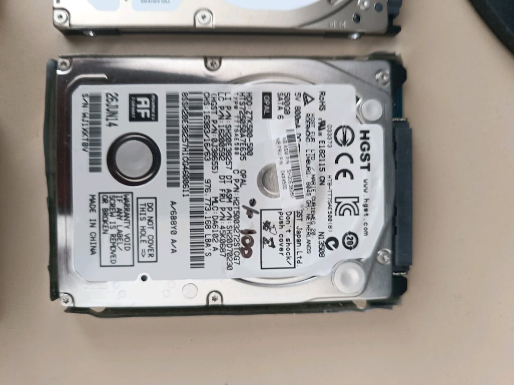 500 GB 8 adet 2,5" hdd - 5