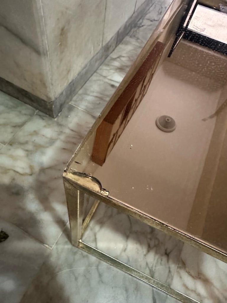 Bronz Aynalı Orta Sehpa Takımı – 4 Gizlenebilir Sehpa - 11
