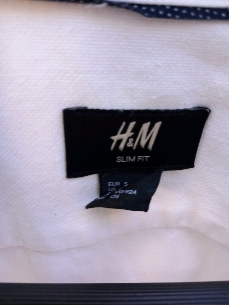 H@M marka erkek beyaz gömlek - 3