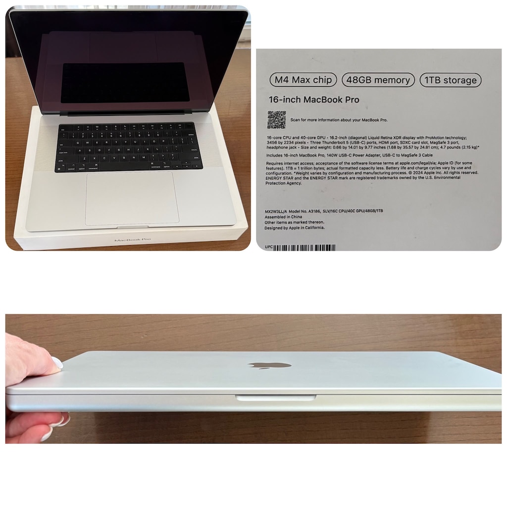 MacBook Pro 16 inc M4 max chip 48 gb memory 1tb storage - 5