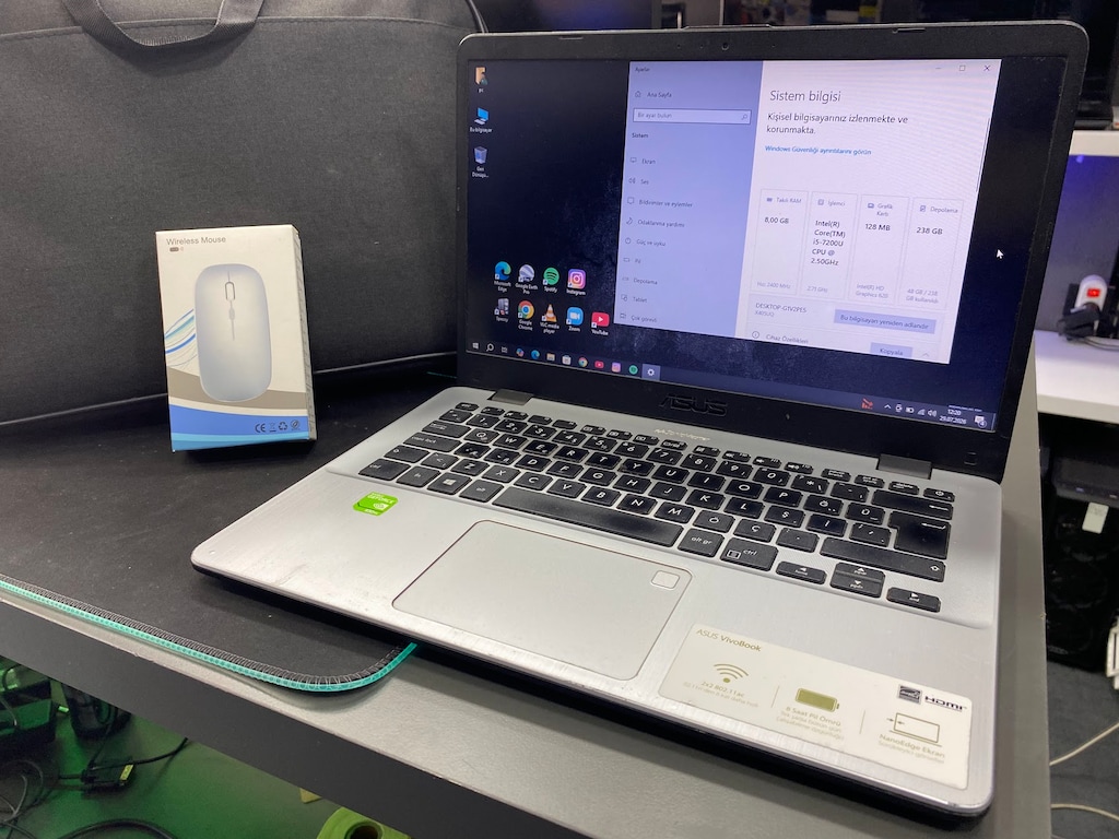 ASUS VİVOBOOK LAPTOP MOUSE VE ÇANTA HEDİYELİ - 7