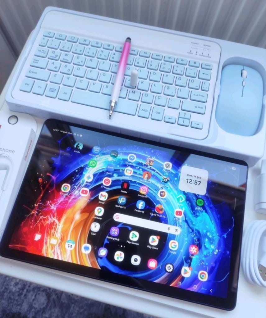 SAMSUNG TAB A9+PLUS TR SORUNSUZ+FULL SET