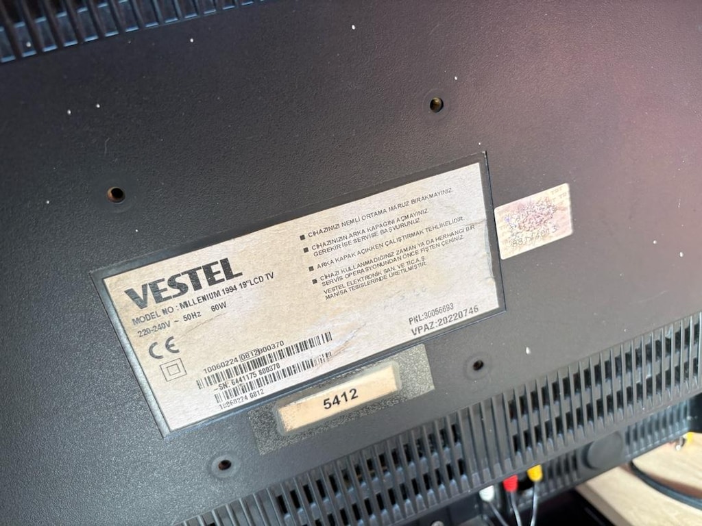 vestel 19” Tv (hdmi yok) - 2