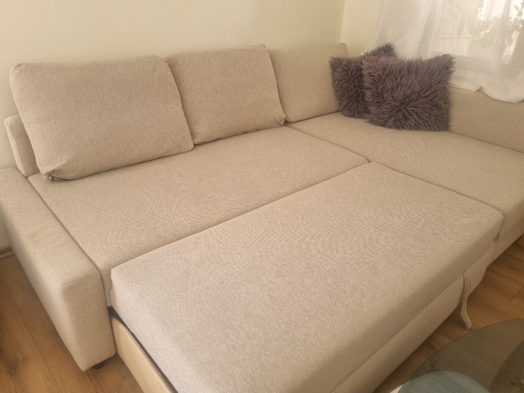 ikea ,bazalı,yatak olan L koltuk - 2