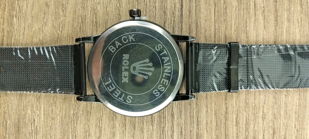 Sıfır Kutulu 40 mm Siyah Kadranlı Quartz Pilli Kol Saati – Siyah Metal - 6