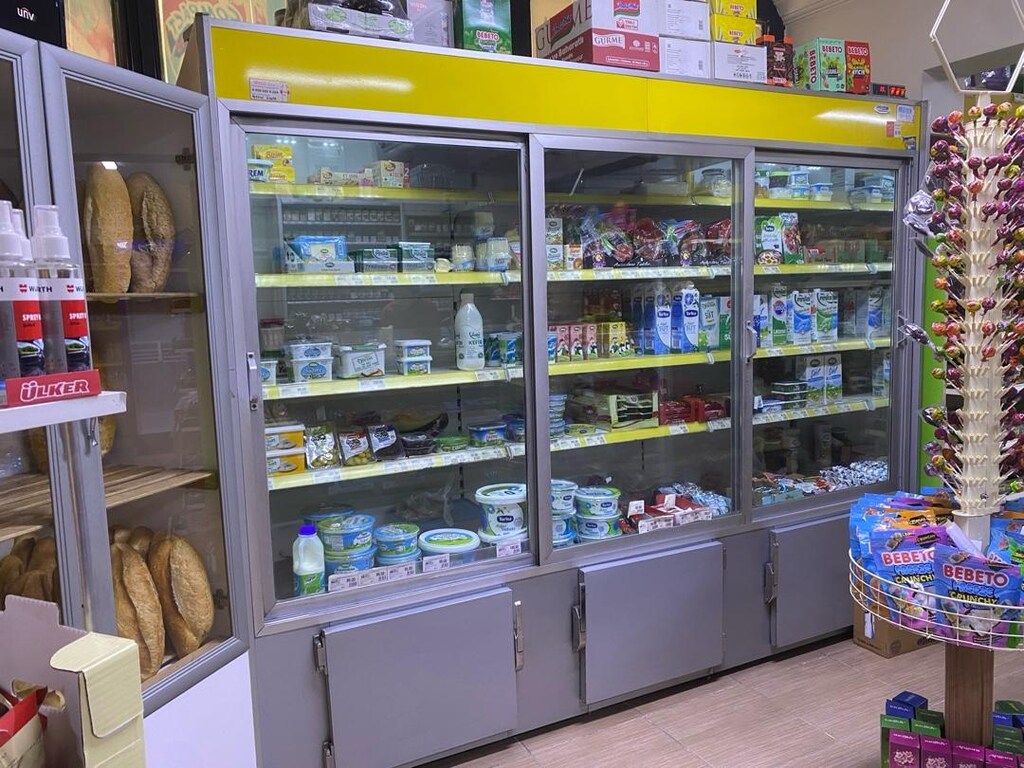 Sütlük market dolabı 3 m - 2