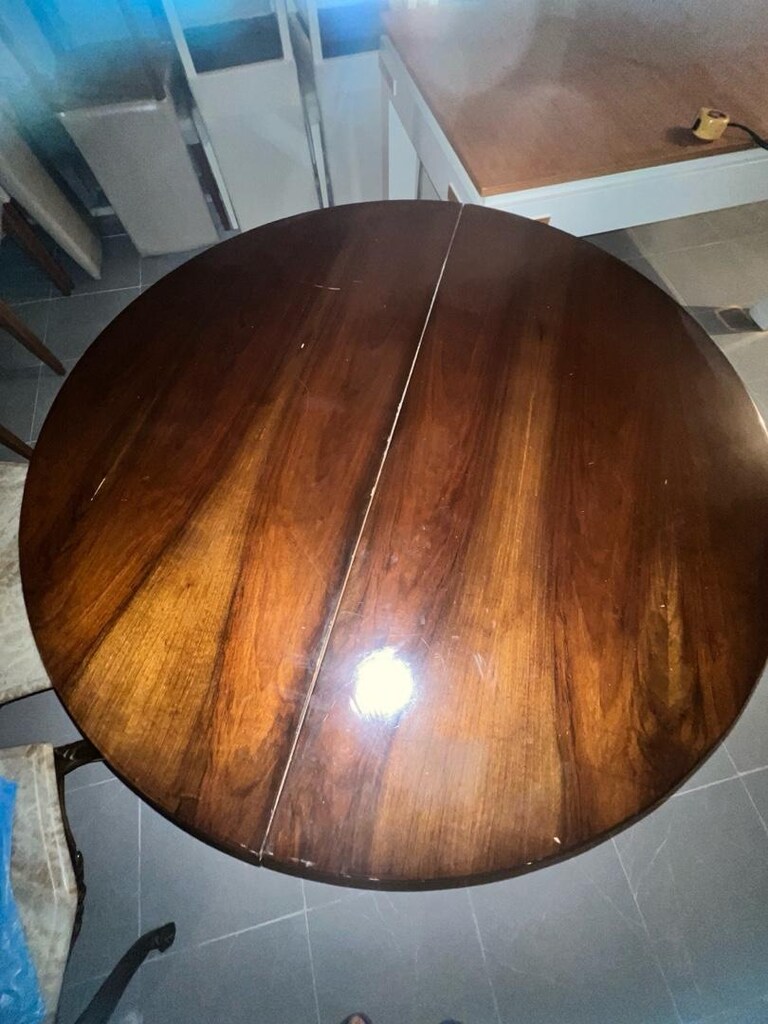 Ahşap açılır 120 cm yemek masası - 2
