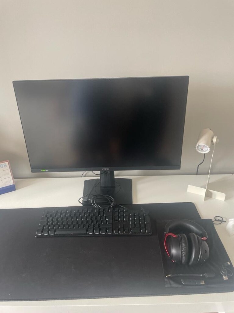 MSİ 27inç 180hz Monitör+Logitech Klavye+Hyperx Cloud III Wireless