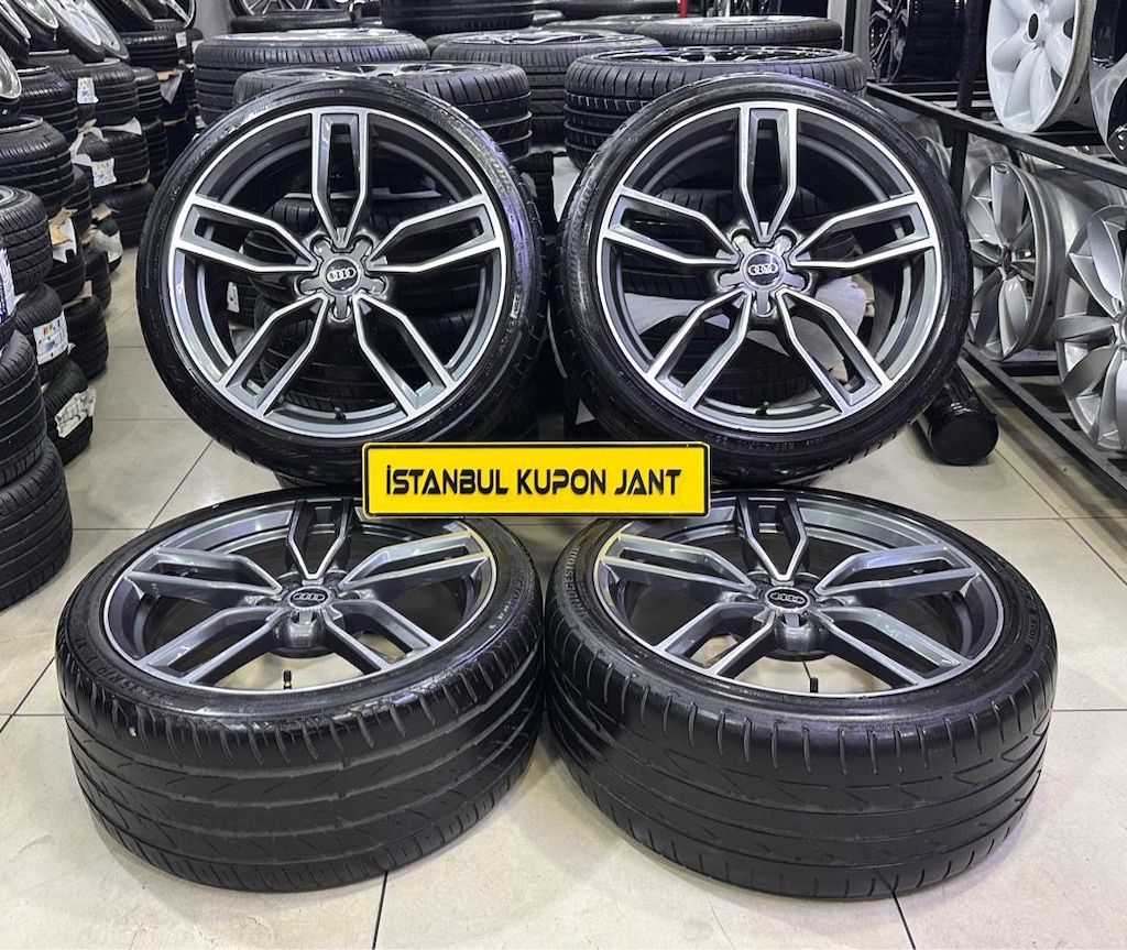 19 İNÇ 5x112 AUDİ A3 A4 A5 A6 JANT LASTİK TAKIMI SIFIR AYAR İŞLEMSİZ - 15