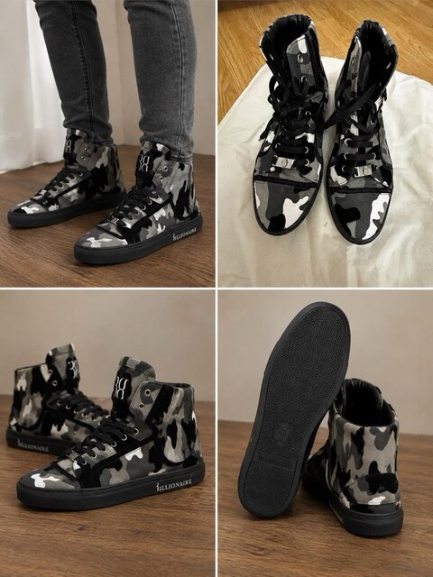 Billionaire Kamuflaj Desenli Sneaker.