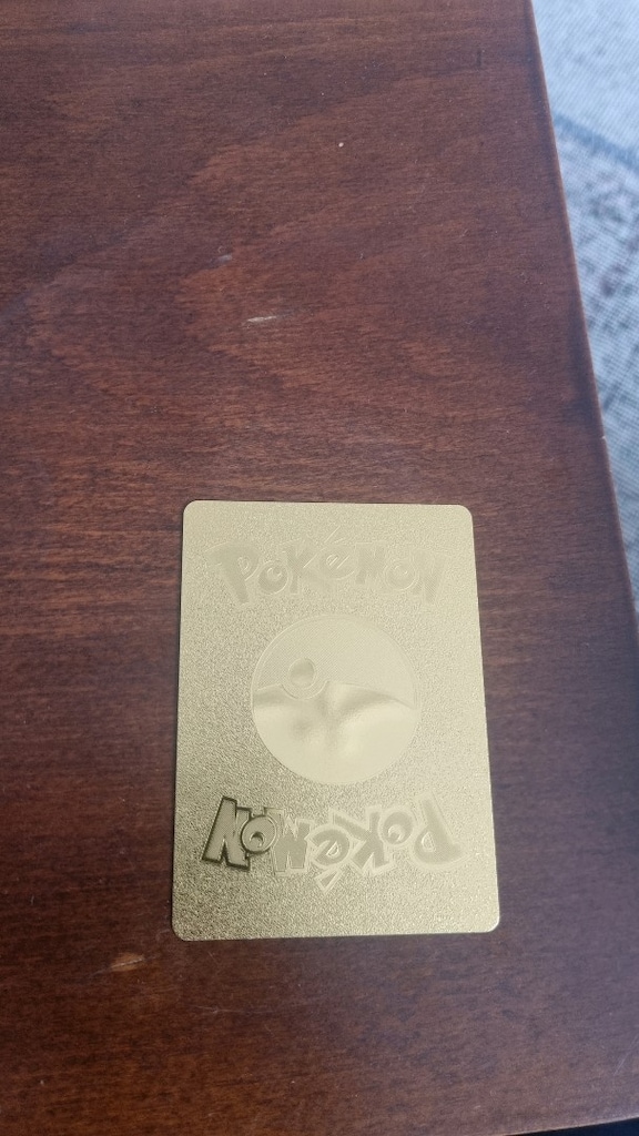 altın pokemon kart (gerçek altın değil) - 2