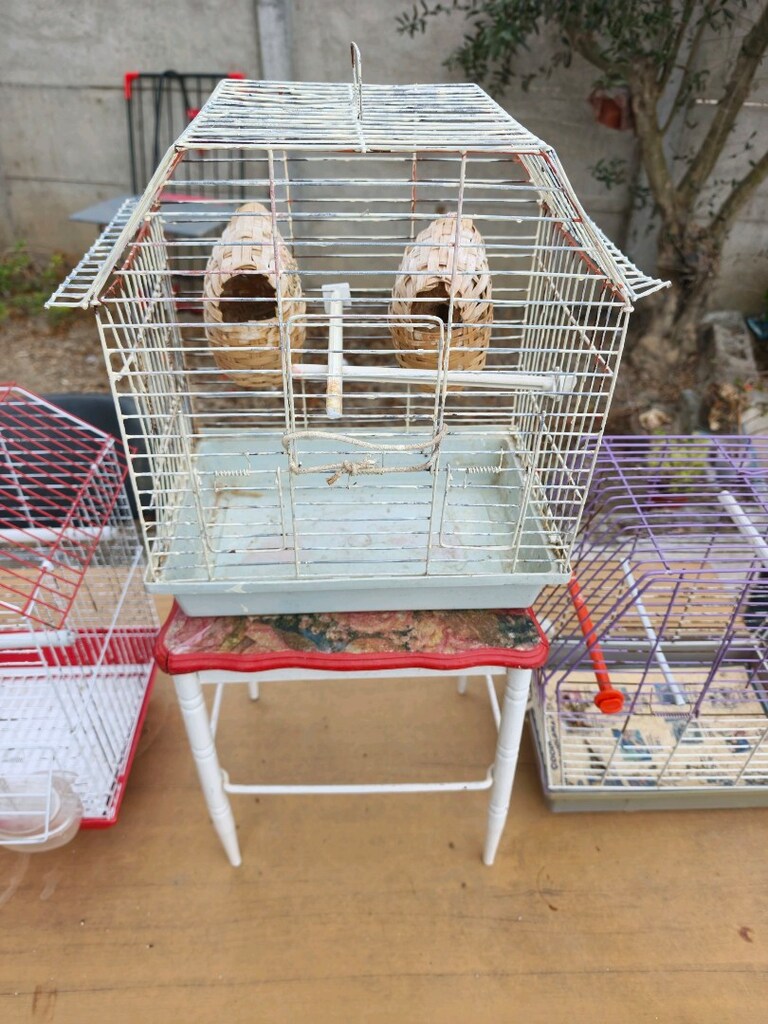 3 adet muhabbet kuşu kafesi - 3