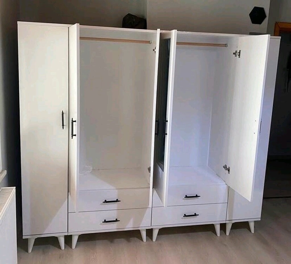 dolap yatak odasi elbise dolabi Beyaz dolap - 3