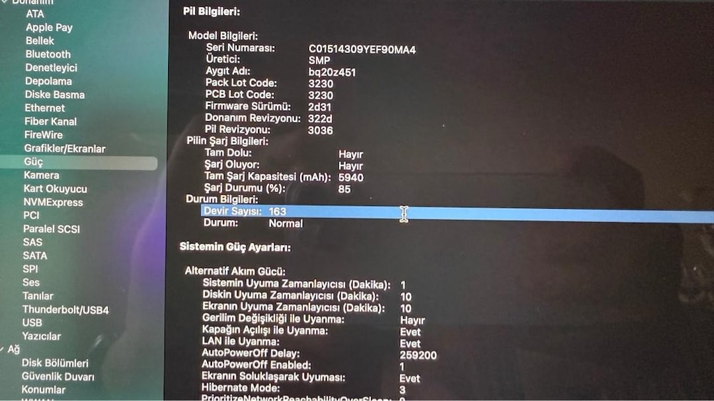 TERTEMİZ RETİNA MACBOOK PRO 13" 500gb SSD - 15