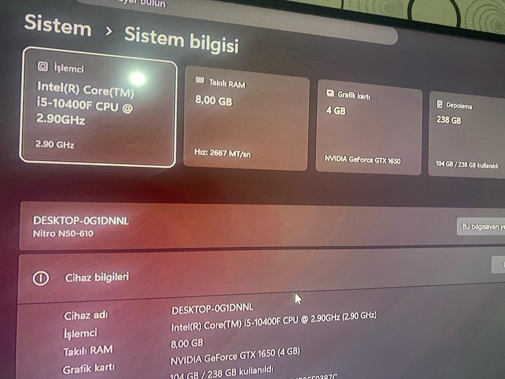 acer nitro n50-610 - 2