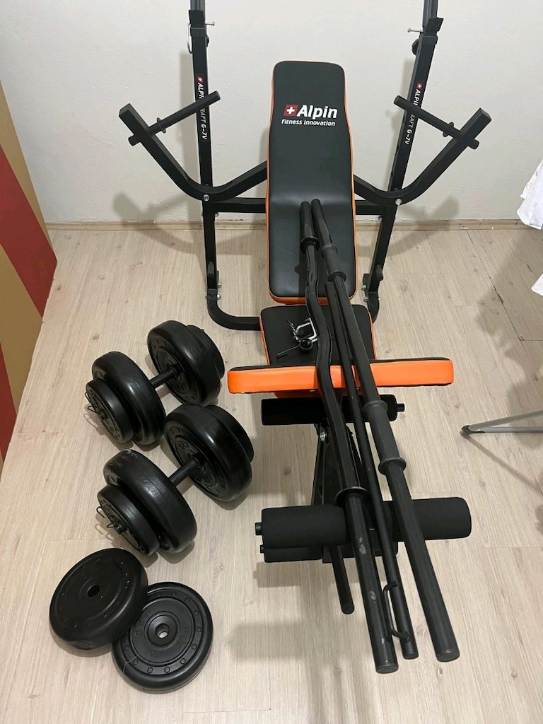 Satılık Evde Fitnes Seti +Antreman Sehpası - 4