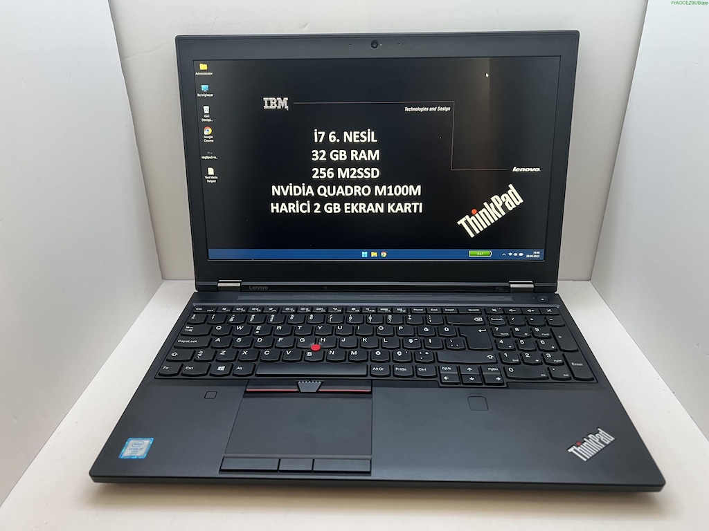 LENOVO THİNKPAD İ7 6. NESİL İŞLEMCİ 32 GB RAM 256 M2SSD - 2