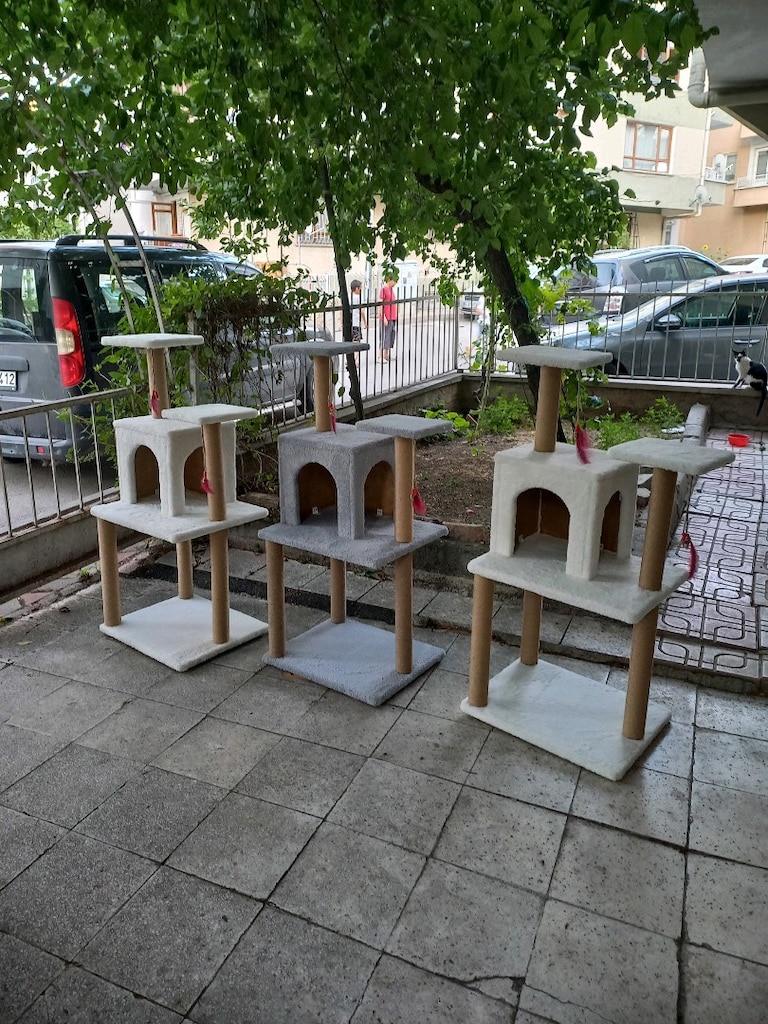 kedi evi kedi yuvası kedi tırmalama evi - 2