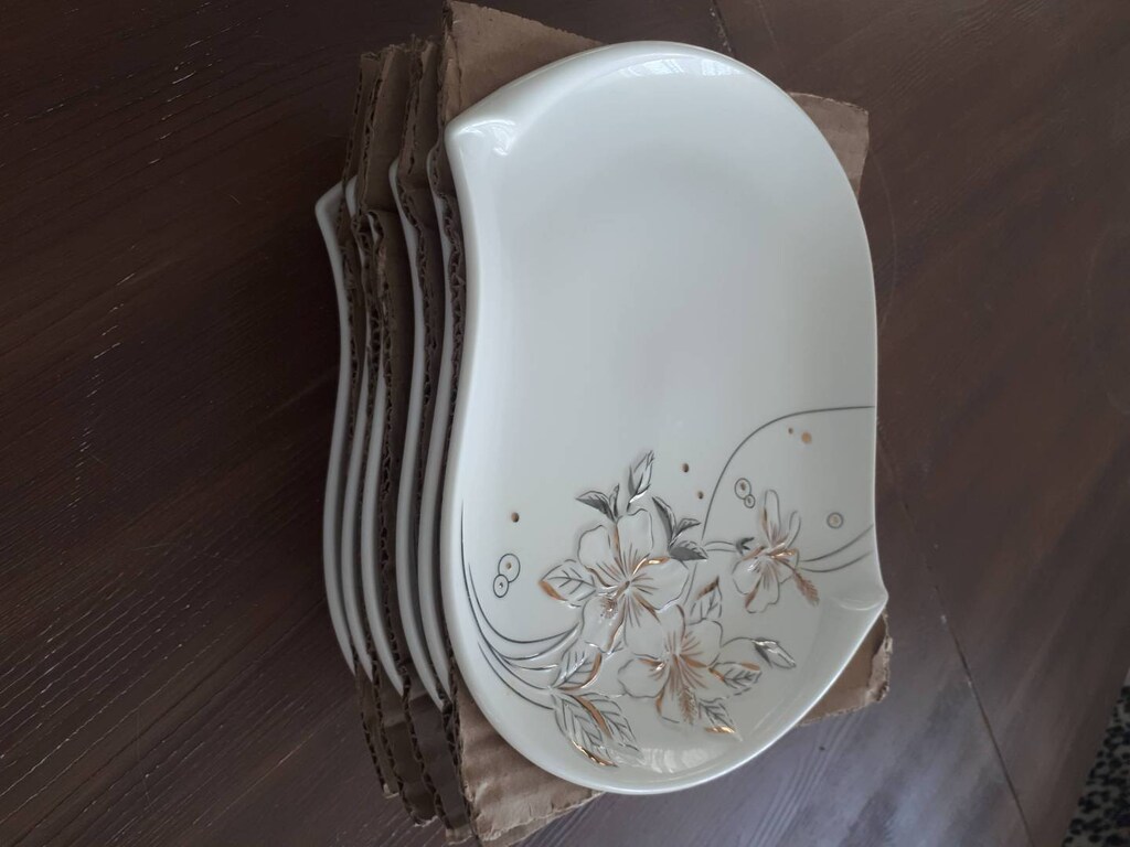 6 adet tatlı/pasta tabağı - 9