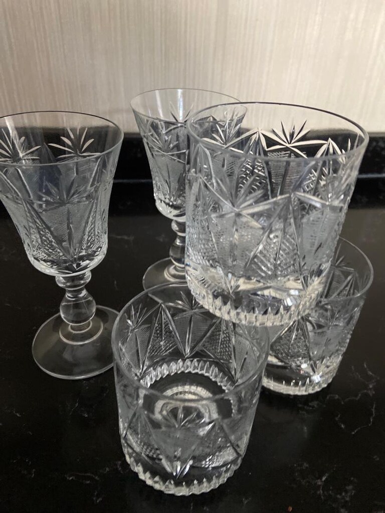 bardak kesme su bardagı ve ıkı kadeh - 2