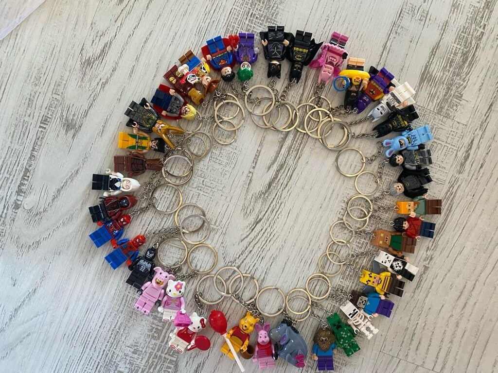 Lego Avengers, Minecraft, Marvel, Dc Anahtarlık - 15