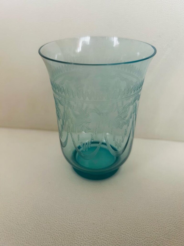 Vintage İğne işleme bardak. - 5