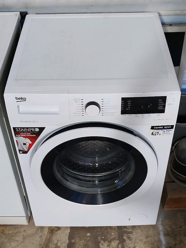 BEKO 9 KG ÇAMAŞIR MAKİNESİ İZMİR İÇİ 3 AY GARANTİMİZ VARDIR - 10