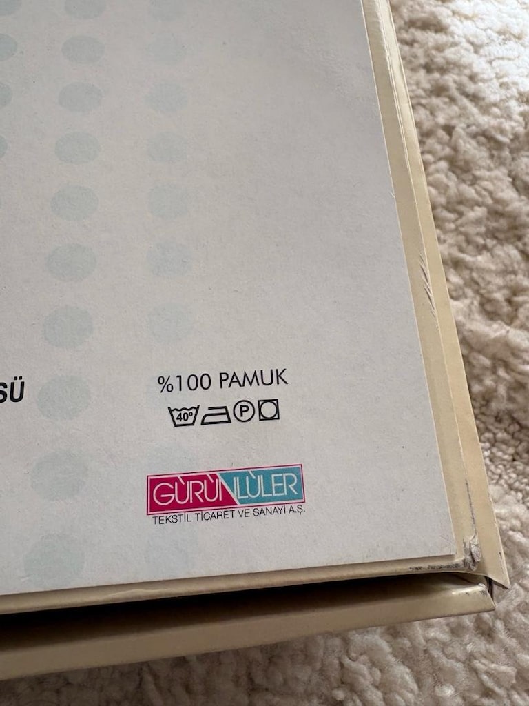 %100 Pamuk Saten Çift Kişilik Takım – Hiç Kullanılmadı Kutusunda - 3